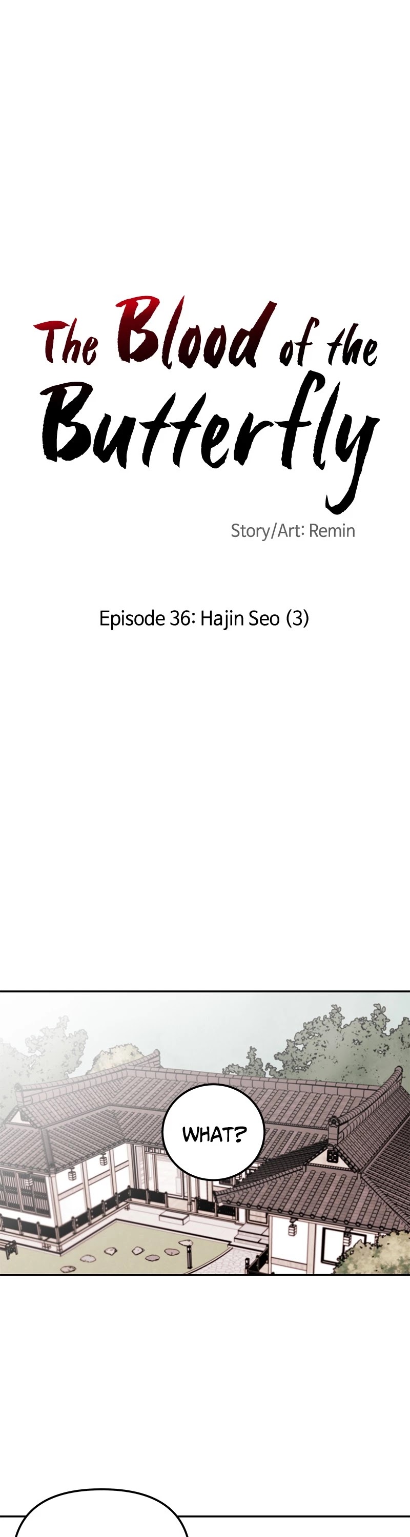 Blood and Butterflies Chapter 36 page 1 - Chapter 36: Ep. 36 - Hajin Seo (3)