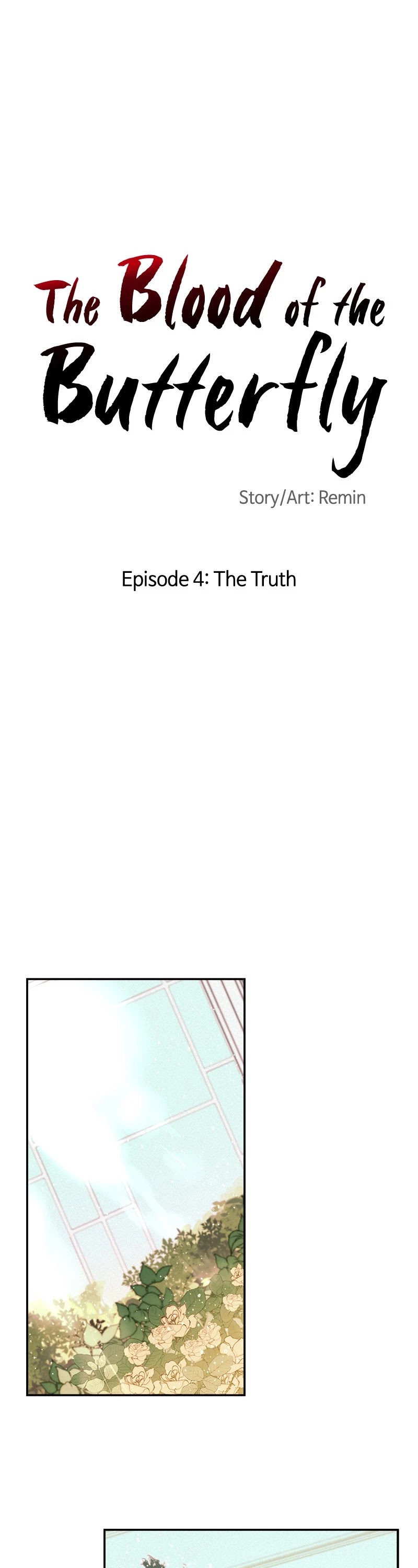 Blood and Butterflies Chapter 4 page 1 - Chapter 4: Ep. 4 - The Truth