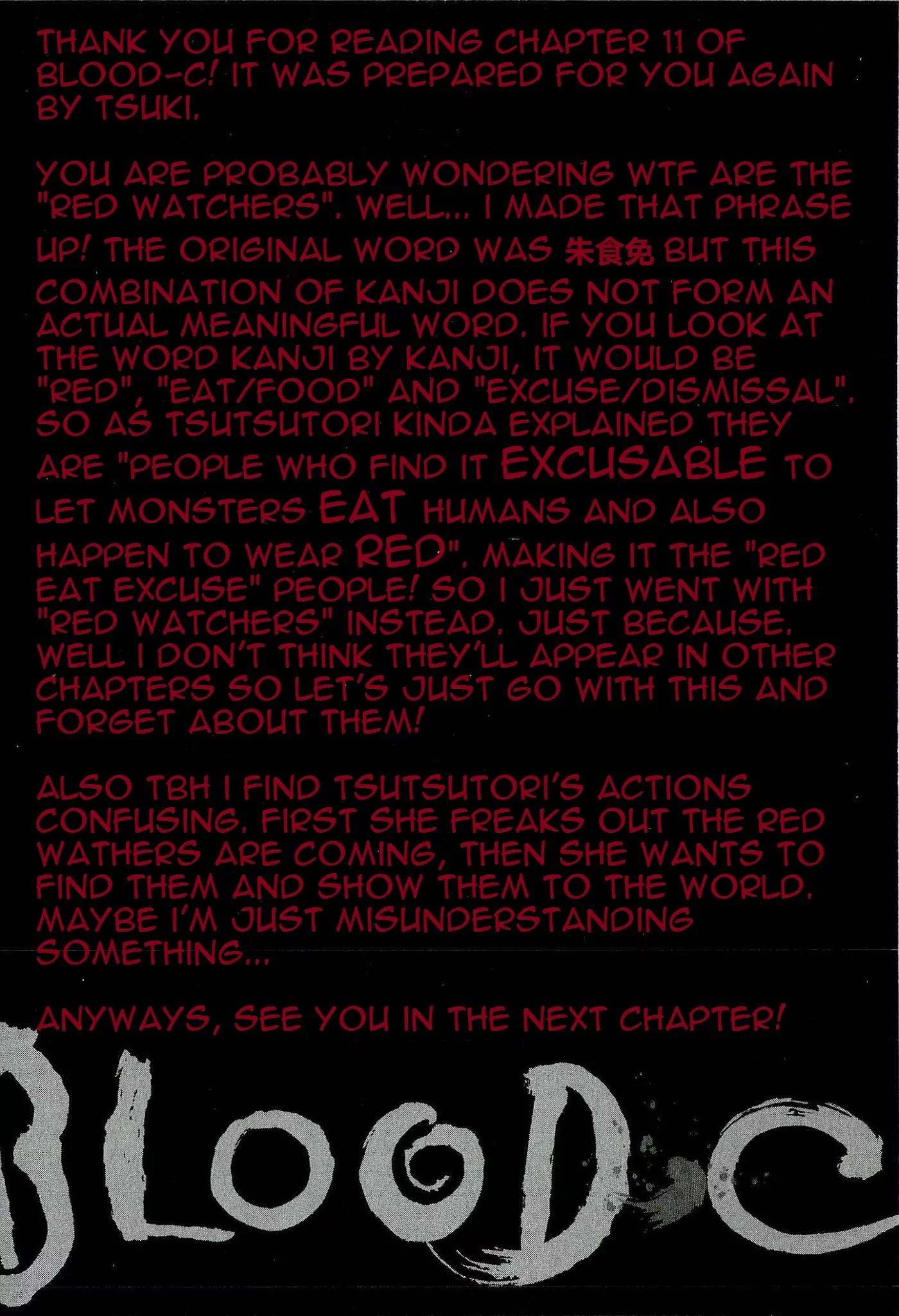 Blood-C Chapter 11 page 40 - Chapter 11