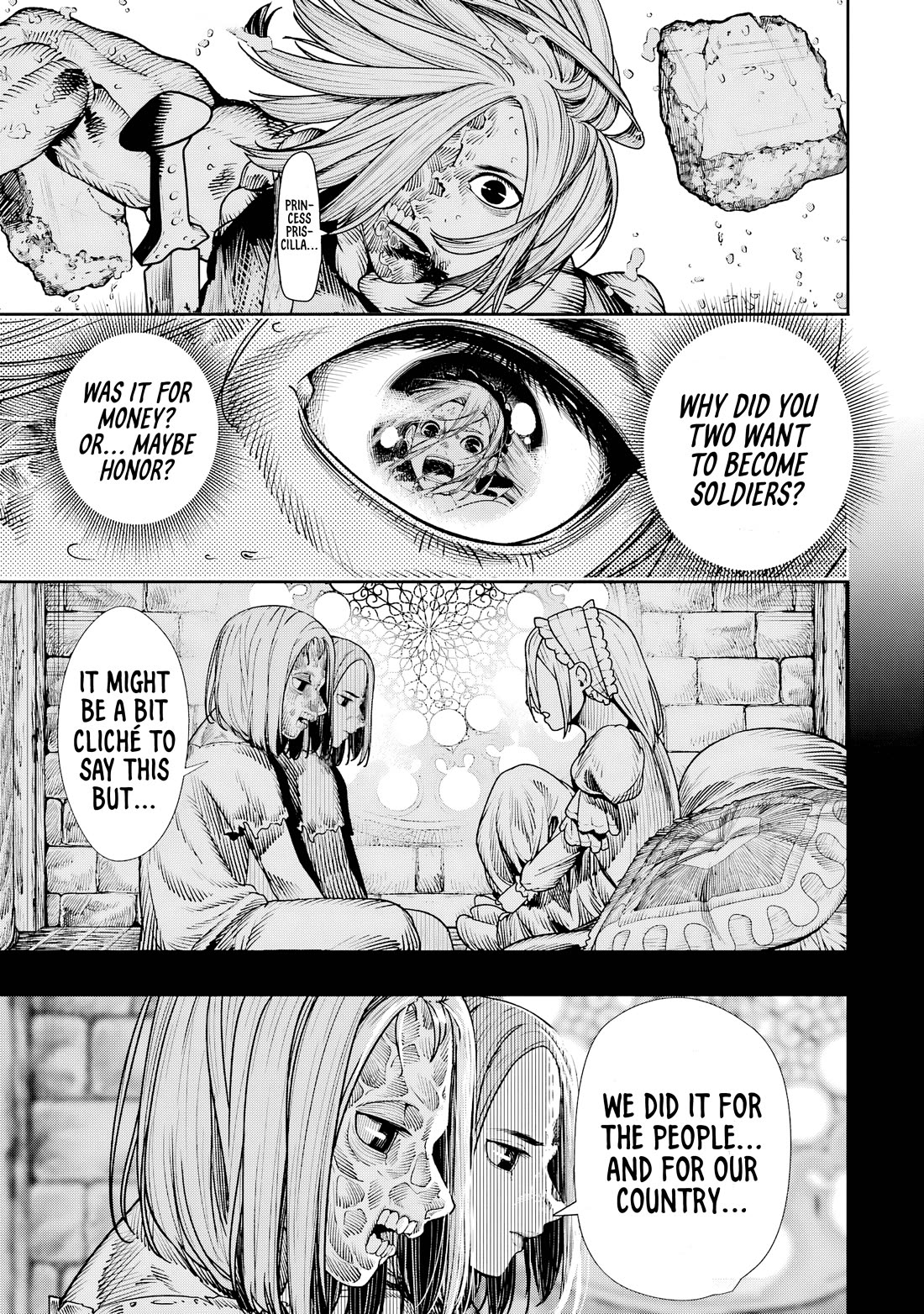 Blood-crawling Princess of a Ruined Country Chapter 11 page 35 - Chapter 11: Crumbled