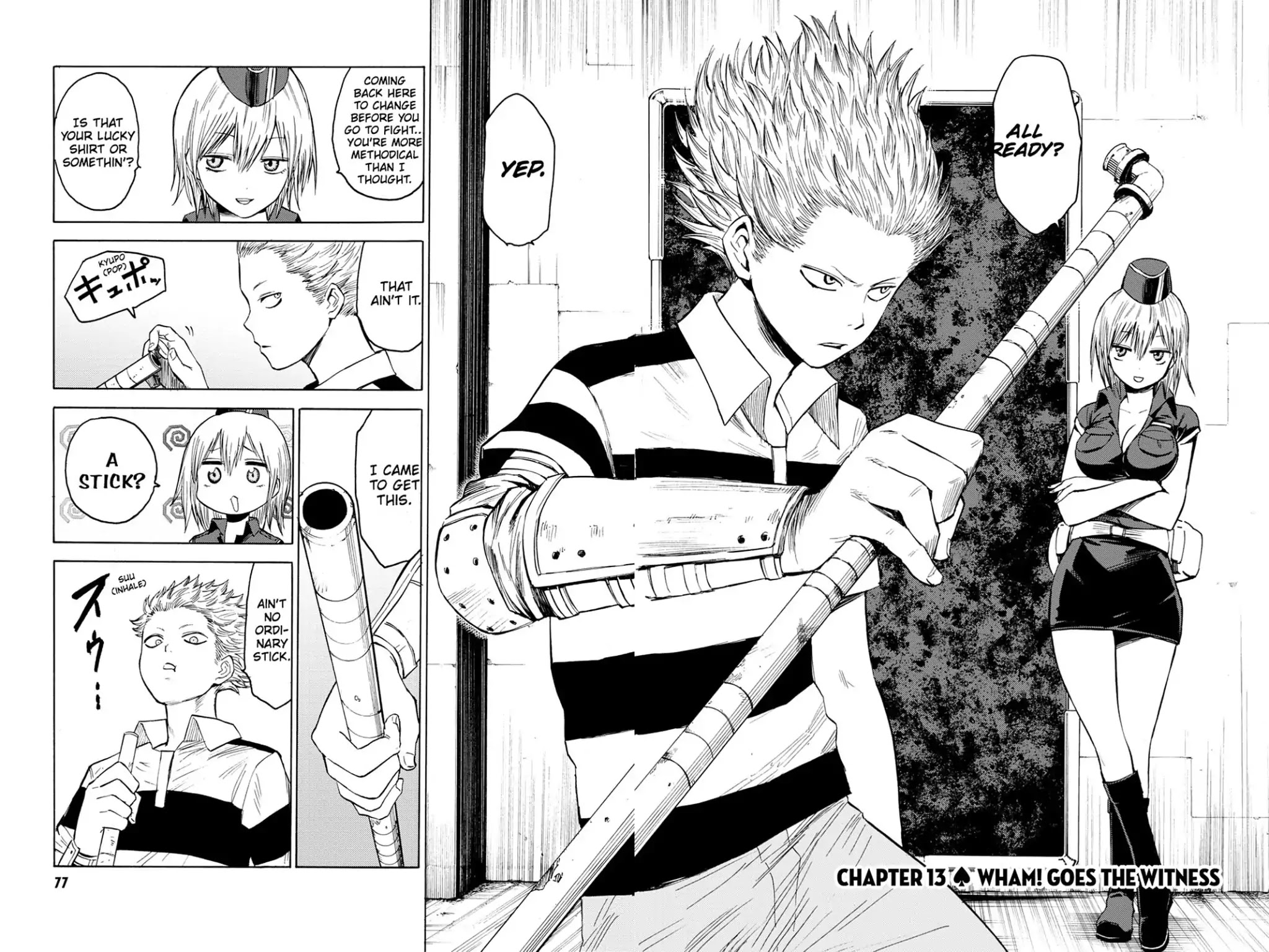 Blood Lad Chapter 13 page 4 - Chapter 13: Wham! Goes The Witness