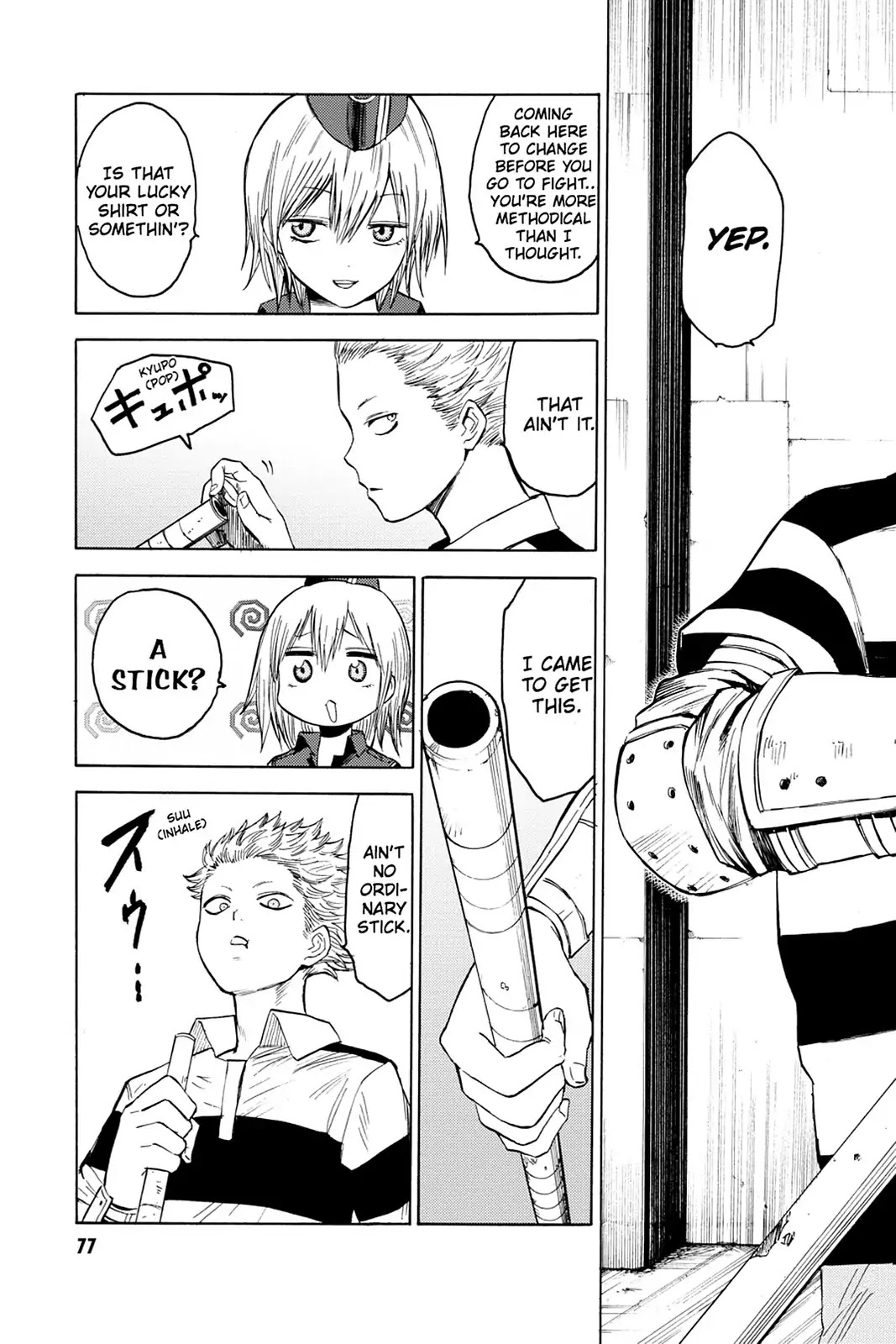 Blood Lad Chapter 13 page 6 - Chapter 13: Wham! Goes The Witness