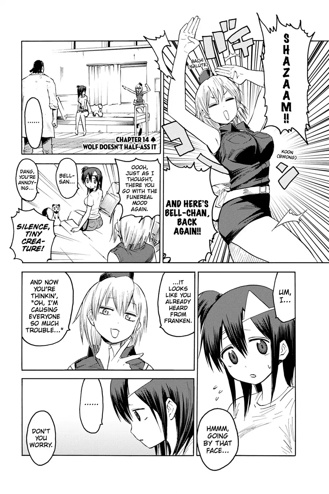Blood Lad Chapter 14 page 1 - Chapter 14: Wolf Doesn't Half-Ass It