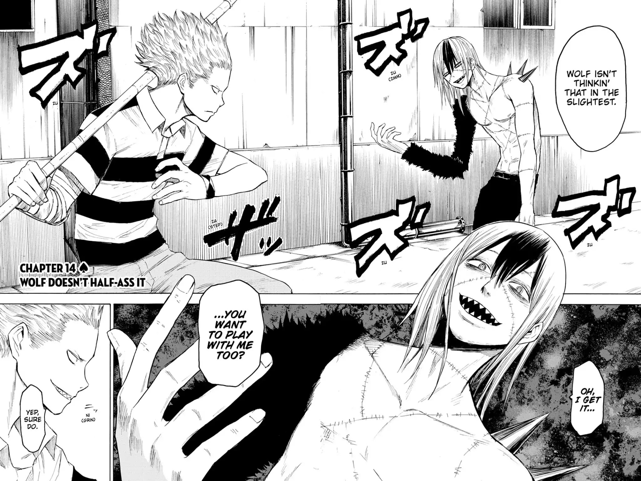 Blood Lad Chapter 14 page 2 - Chapter 14: Wolf Doesn't Half-Ass It