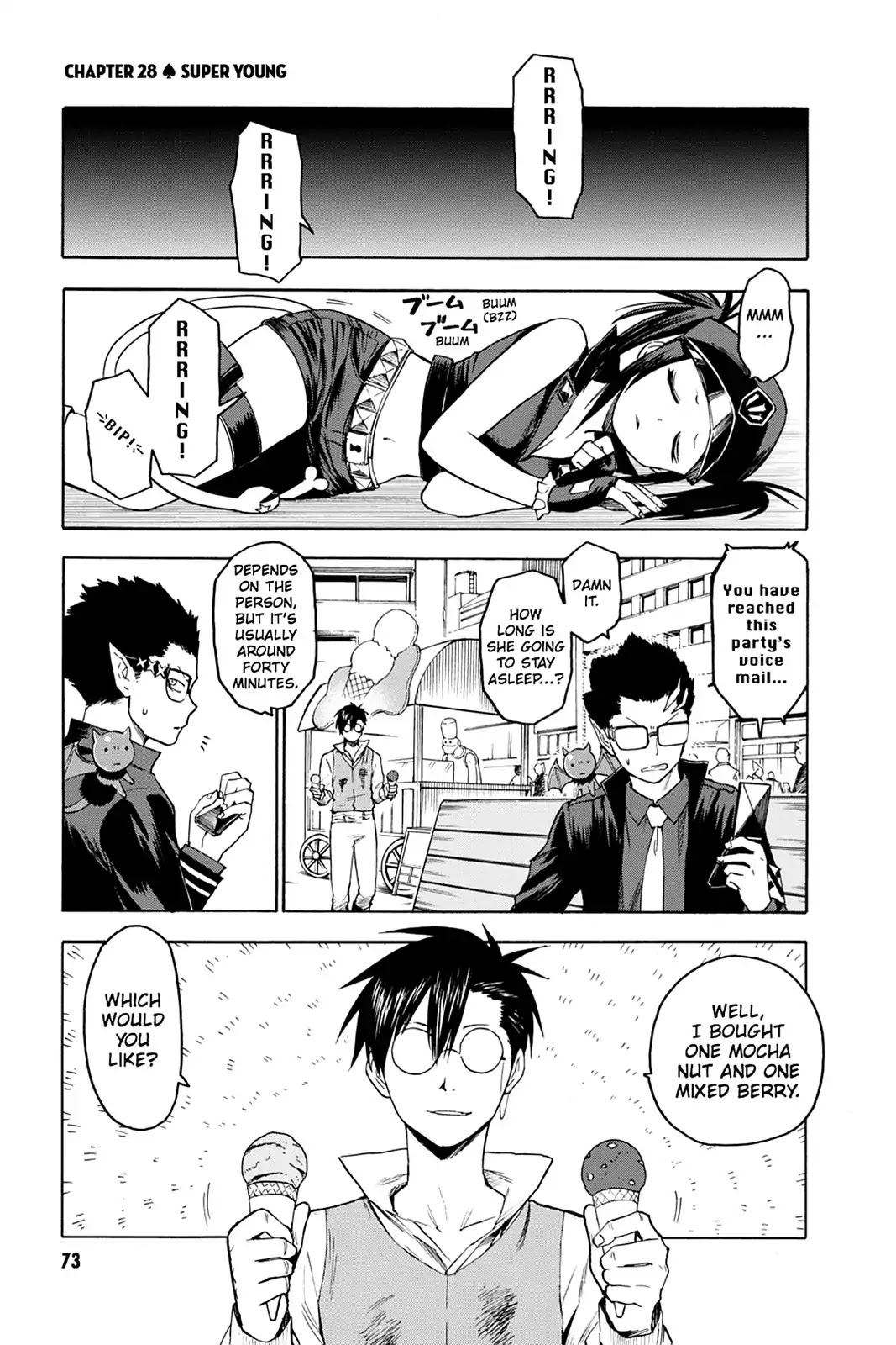 Blood Lad Chapter 28 page 1 - Chapter 28: Super Young