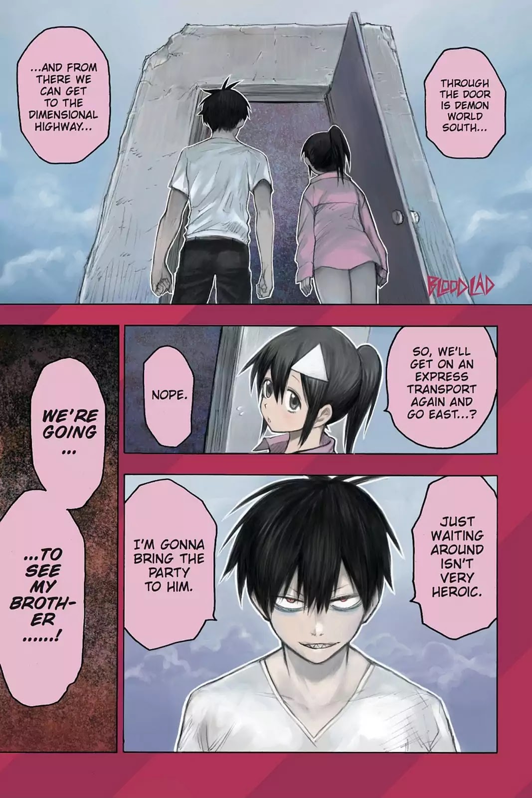 Blood Lad Chapter 31 page 3 - Chapter 31: A Very Thick Solution