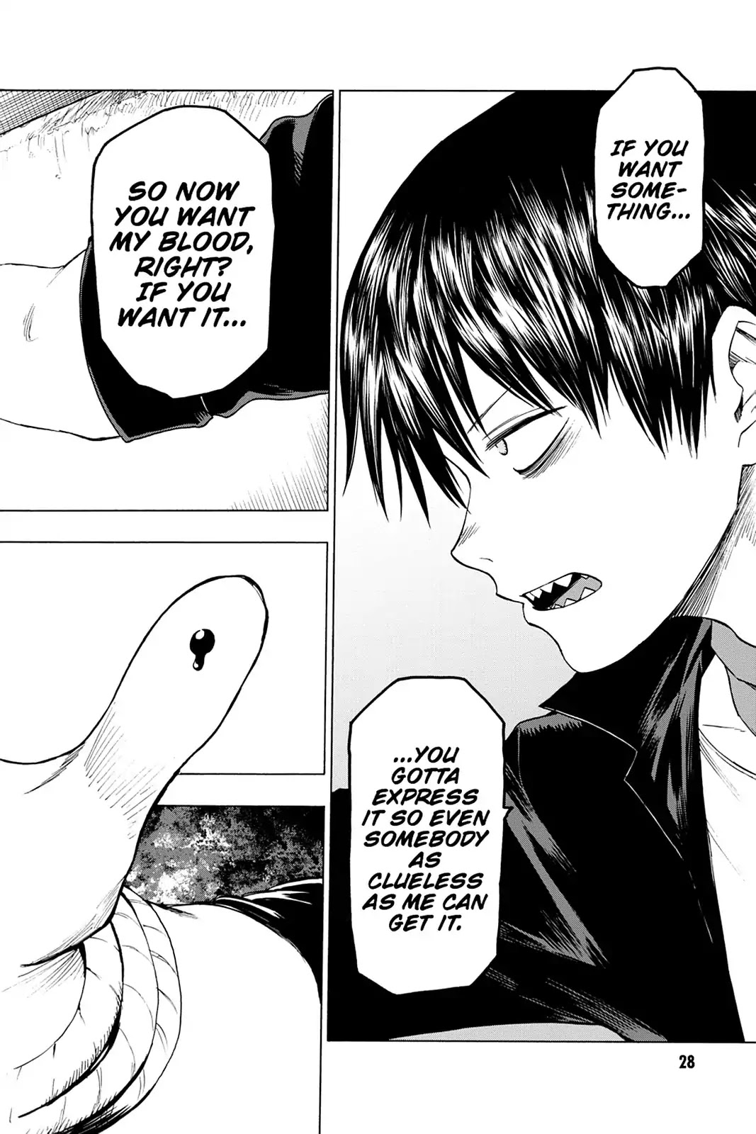 Blood Lad Chapter 31 page 32 - Chapter 31: A Very Thick Solution