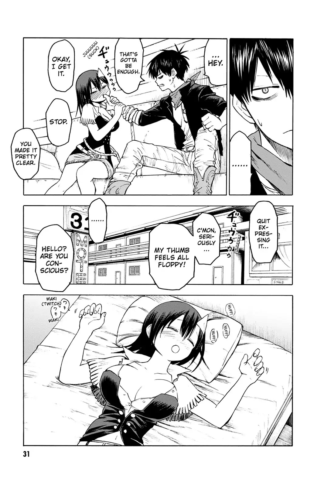 Blood Lad Chapter 31 page 35 - Chapter 31: A Very Thick Solution