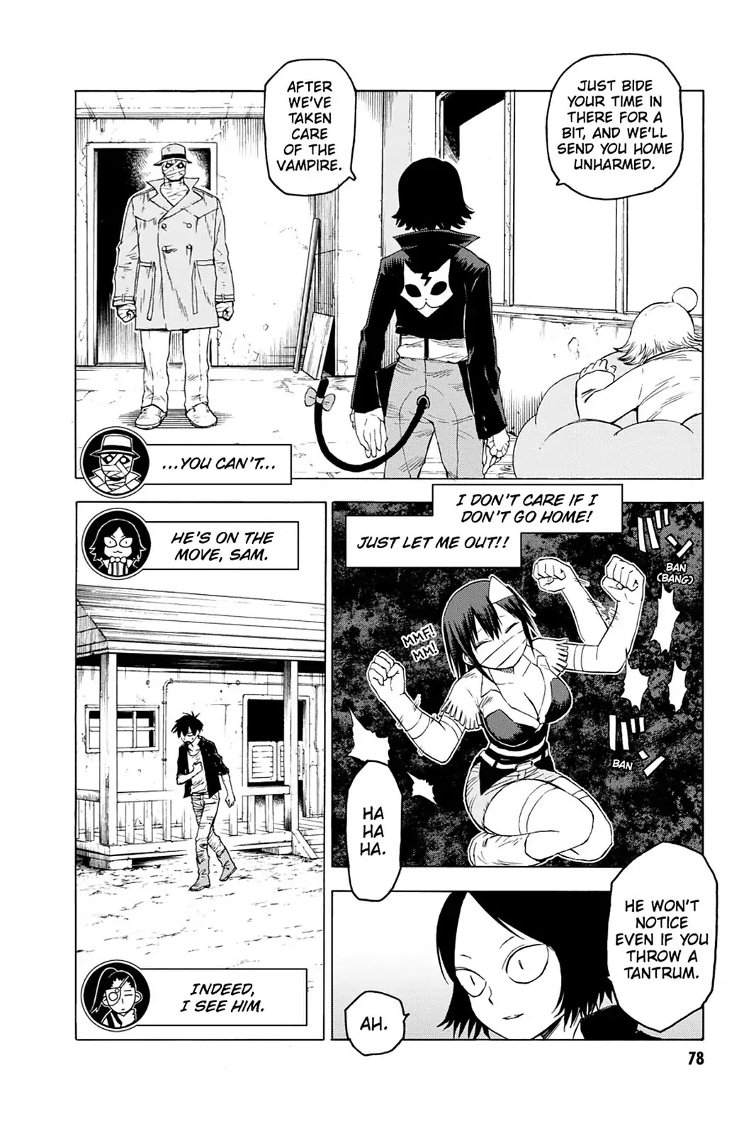 Blood Lad Chapter 33 page 6 - Chapter 33: So She Was in There