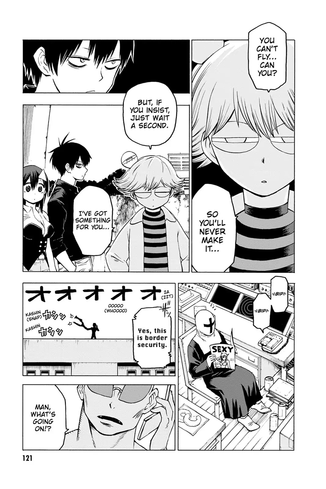 Blood Lad Chapter 34 page 15 - Chapter 34: Professor Proverb Arrives