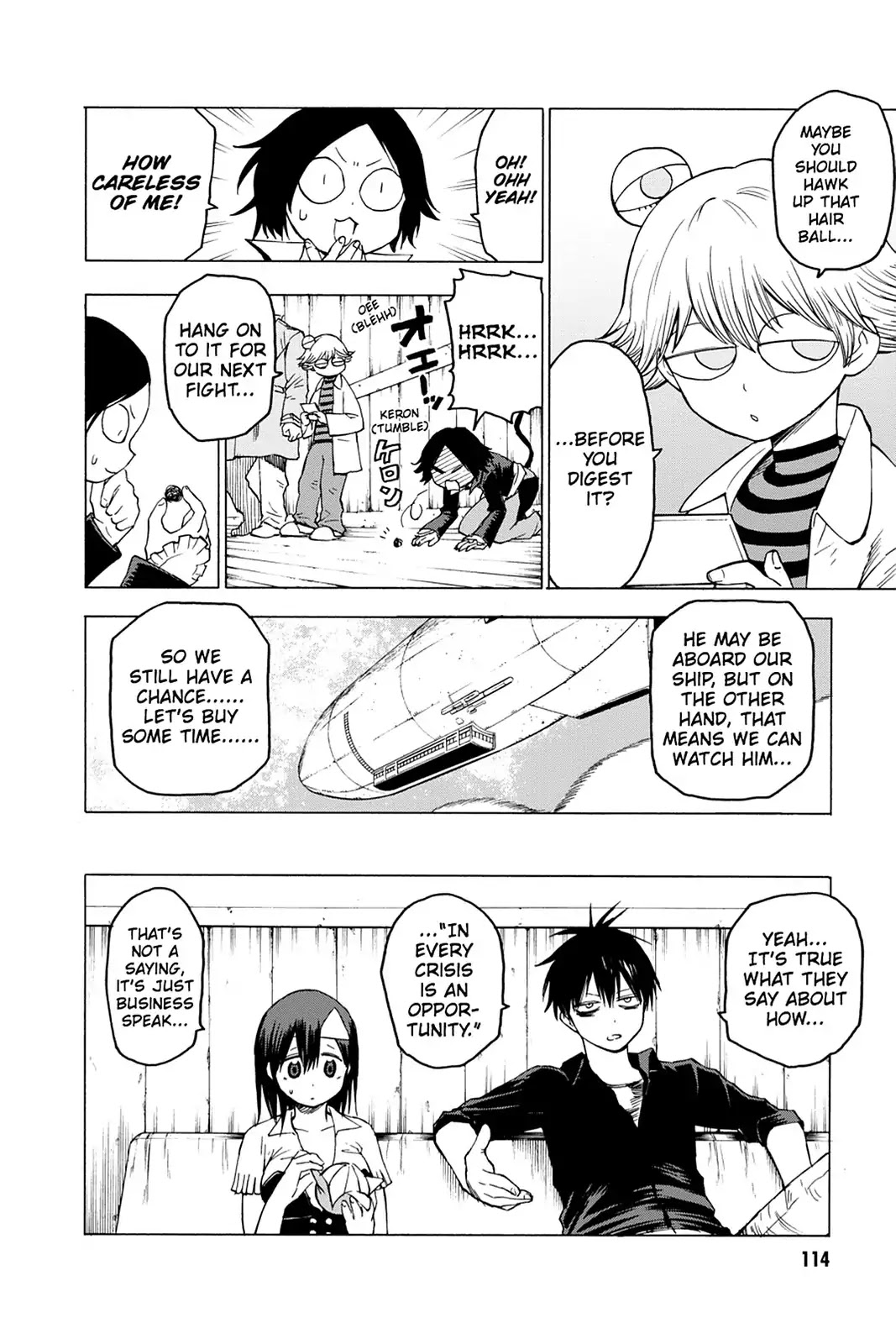 Blood Lad Chapter 34 page 8 - Chapter 34: Professor Proverb Arrives