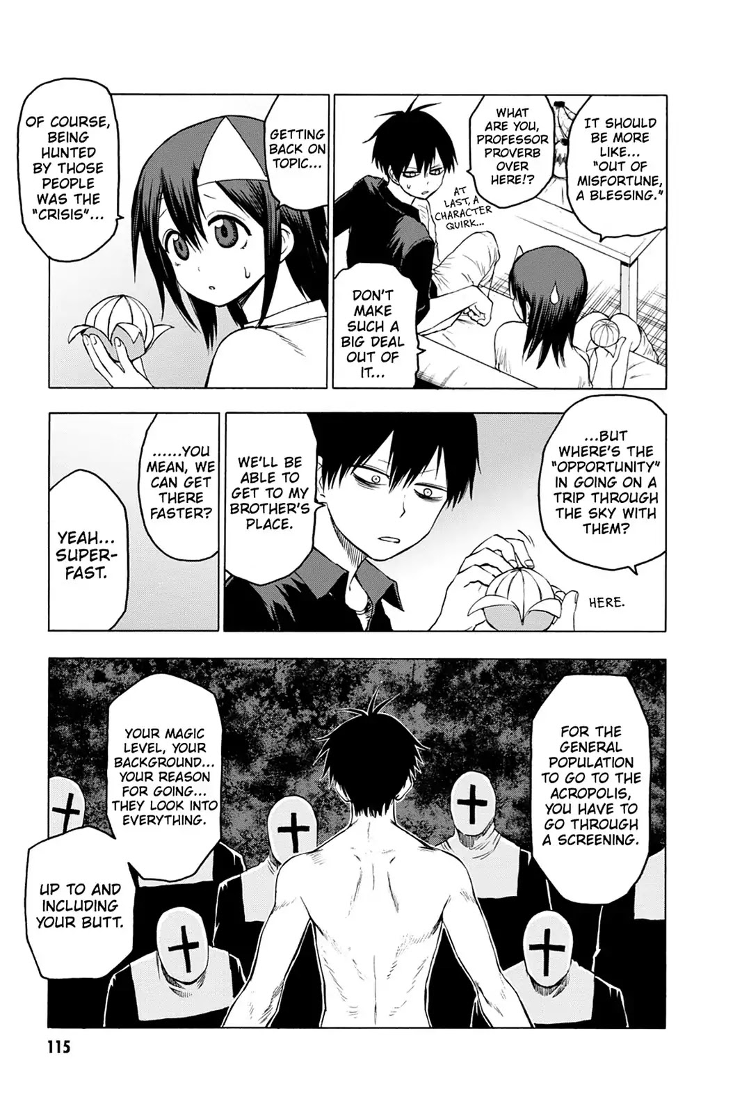 Blood Lad Chapter 34 page 9 - Chapter 34: Professor Proverb Arrives