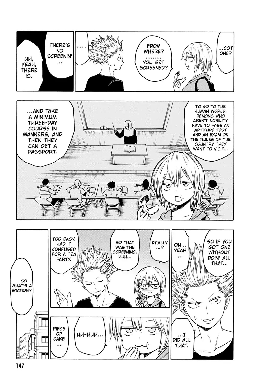 Blood Lad Chapter 35 page 7 - Chapter 35: A Summons to Demon World Acropolis