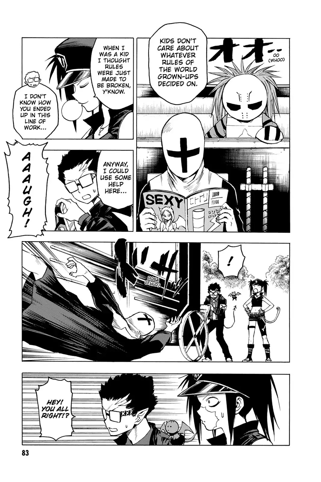 Blood Lad Chapter 38 page 11 - Chapter 38: Start the Kids' Car!