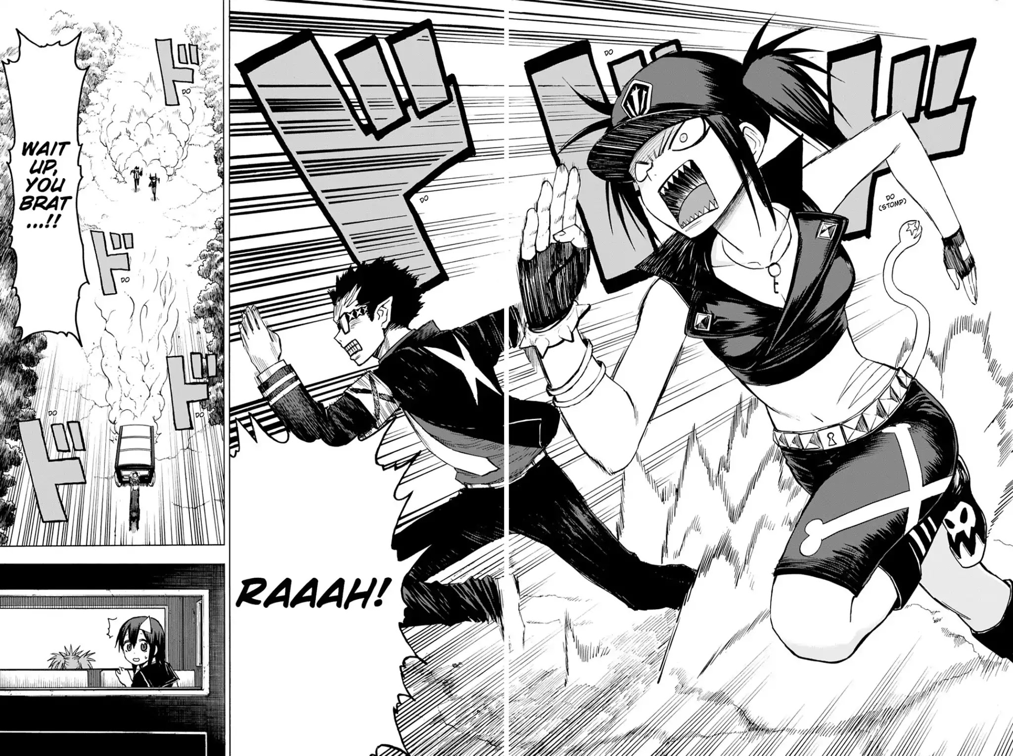 Blood Lad Chapter 38 page 14 - Chapter 38: Start the Kids' Car!