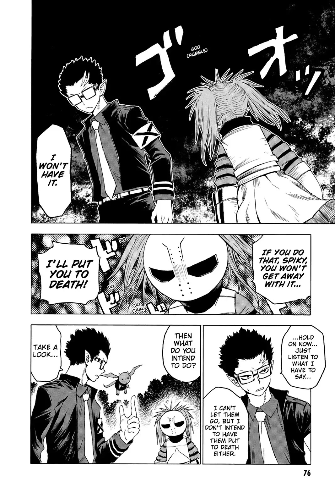 Blood Lad Chapter 38 page 4 - Chapter 38: Start the Kids' Car!