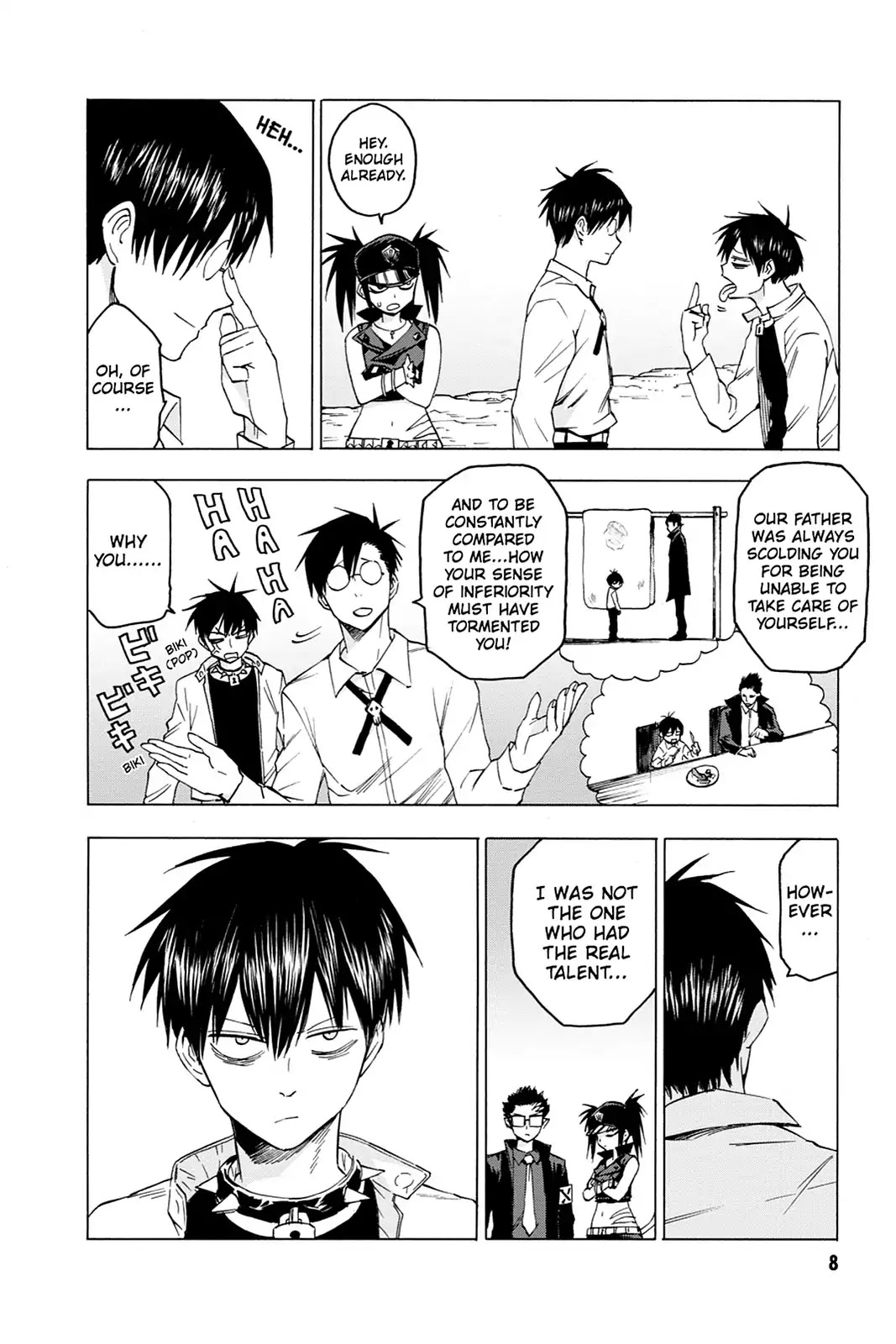 Blood Lad Chapter 41 page 11 - Chapter 41: Heart-wrenching Memories
