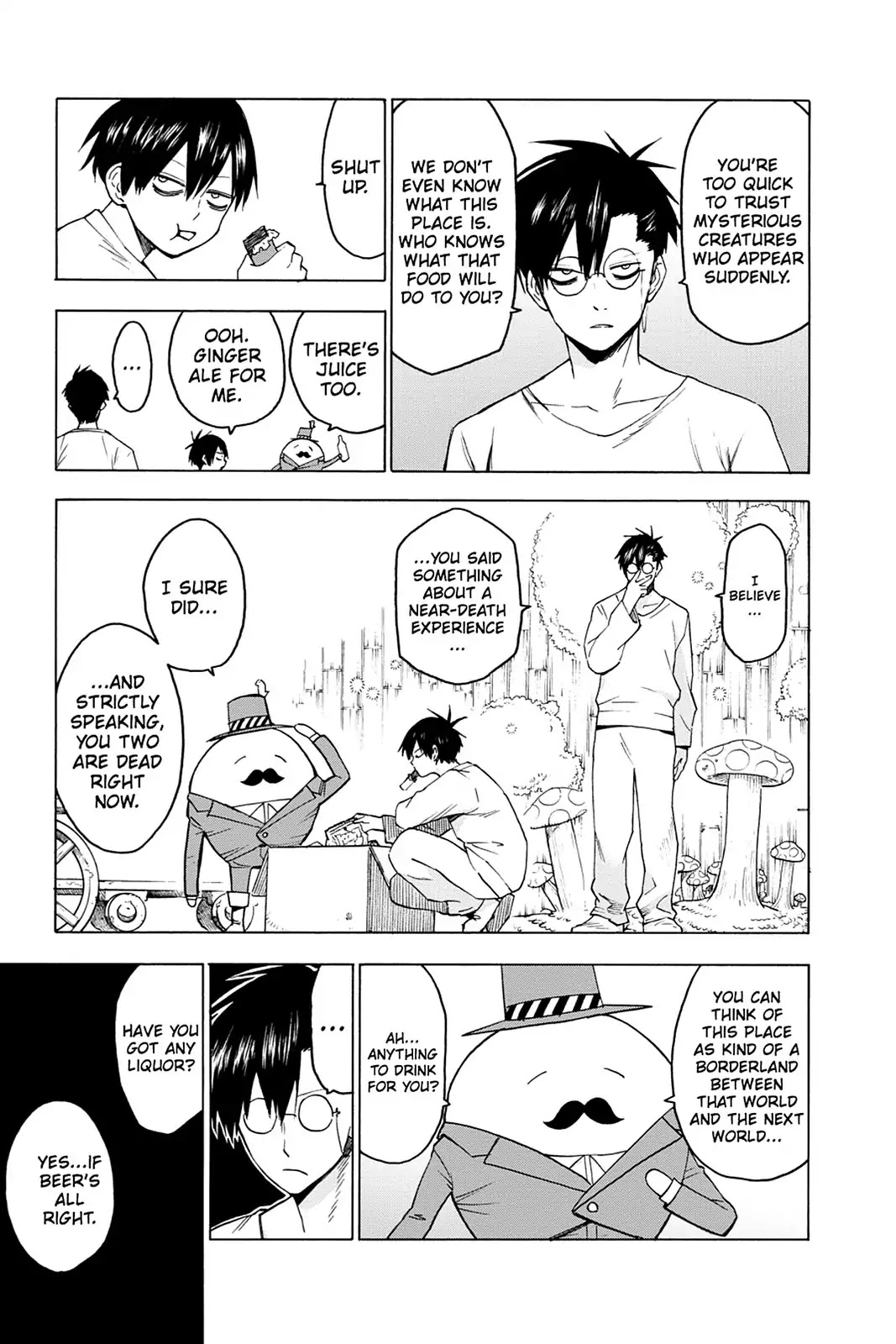 Blood Lad Chapter 41 page 35 - Chapter 41: Heart-wrenching Memories