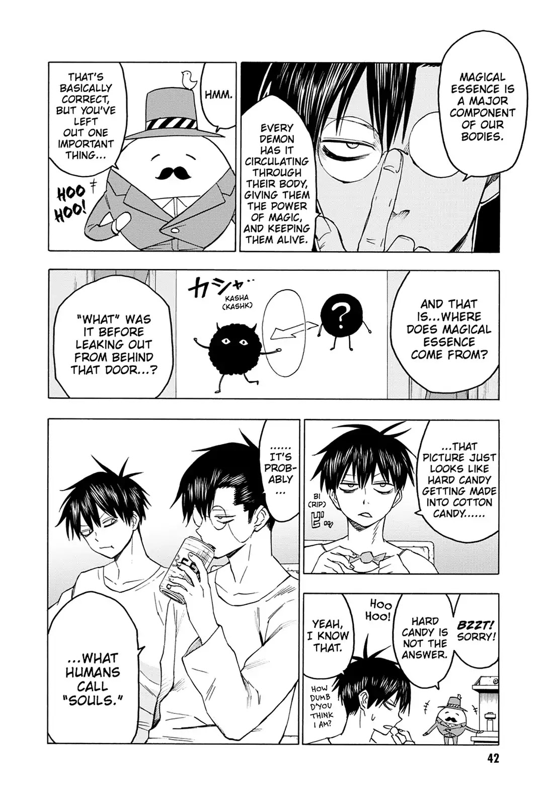 Blood Lad Chapter 42 page 4 - Chapter 42: Behind the Door