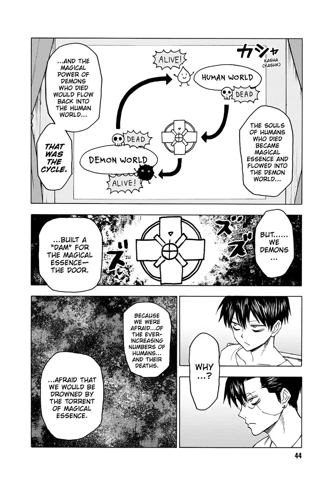 Blood Lad Chapter 42 page 6 - Chapter 42: Behind the Door