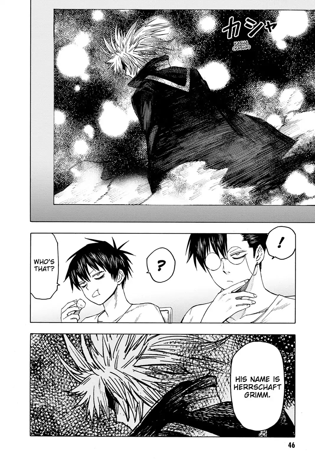 Blood Lad Chapter 42 page 8 - Chapter 42: Behind the Door