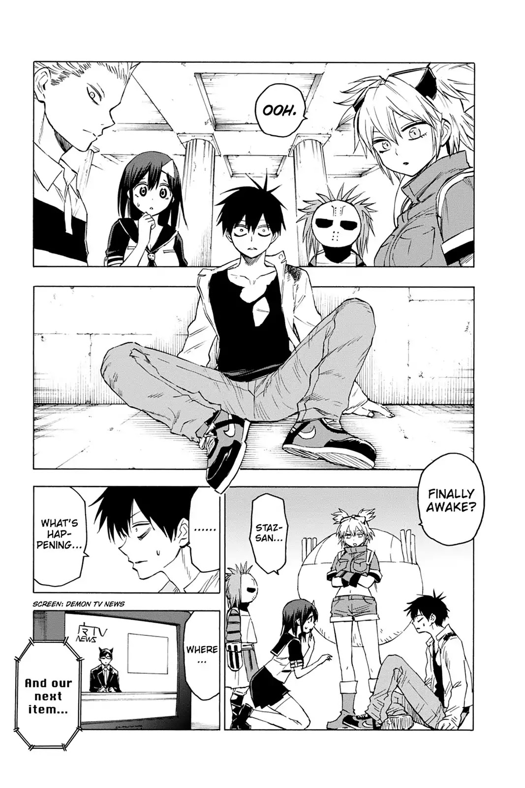 Blood Lad Chapter 46 page 10 - Chapter 46: Blood Communication