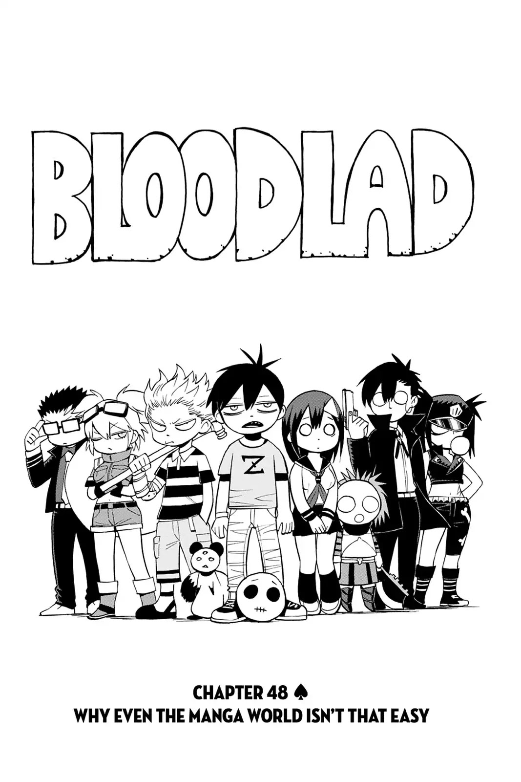 Blood Lad Chapter 48 page 1 - Chapter 48: Why We're Coming to the Manga World