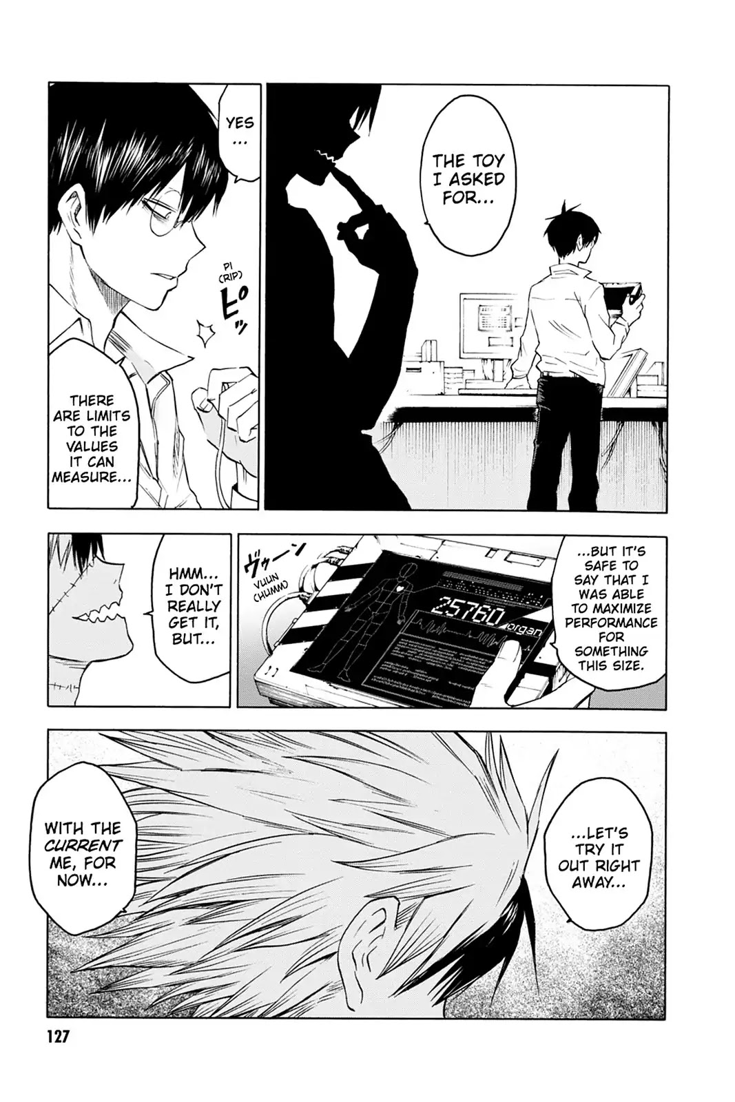 Blood Lad Chapter 49 page 21 - Chapter 49: Blood Bank's✩Heart-pounding Emotion
