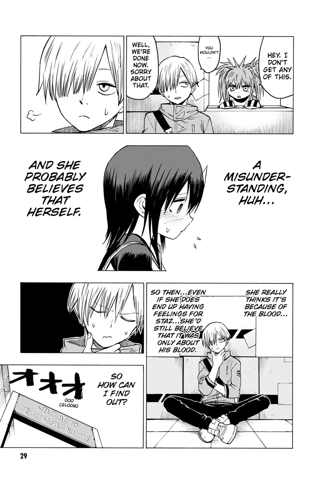 Blood Lad Chapter 51 page 32 - Chapter 51: A Girl's Heart, Fickle as Demon World Skies