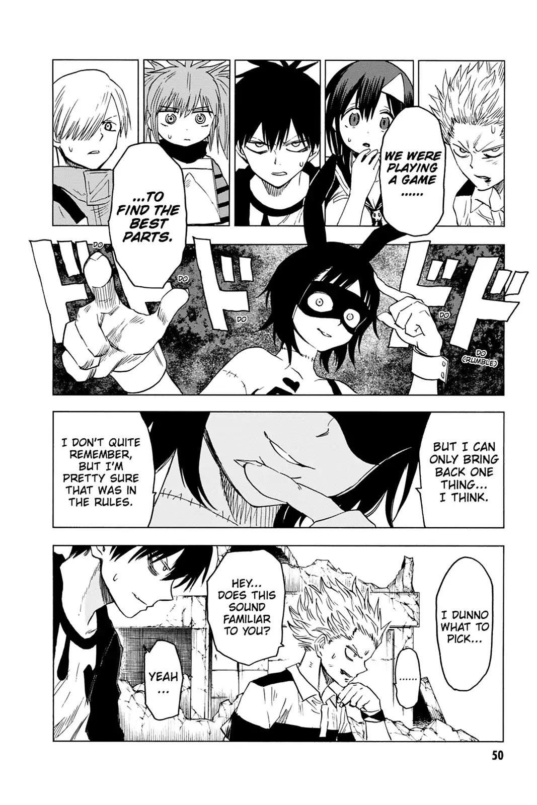 Blood Lad Chapter 52 page 12 - Chapter 52: Important Parts