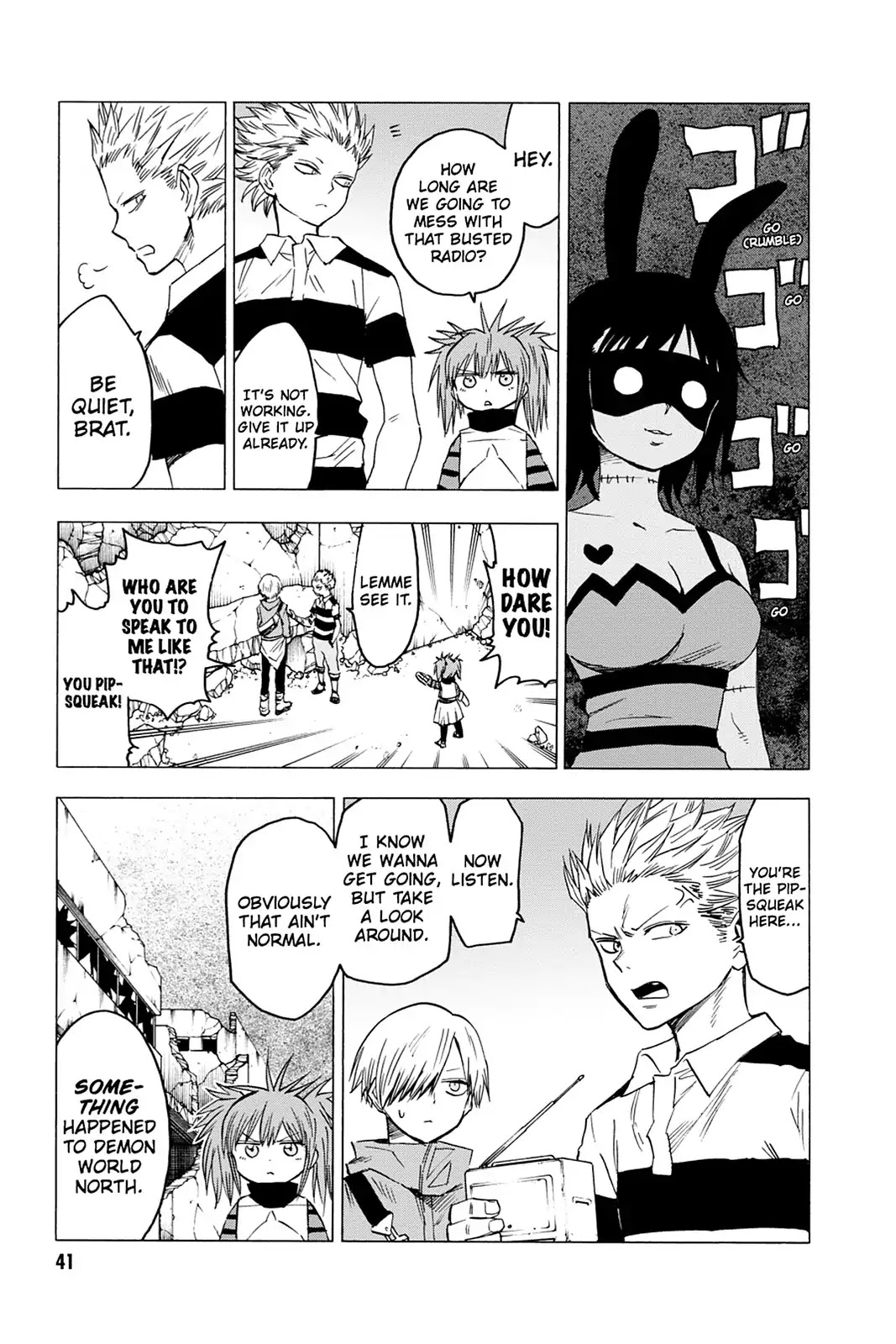 Blood Lad Chapter 52 page 3 - Chapter 52: Important Parts