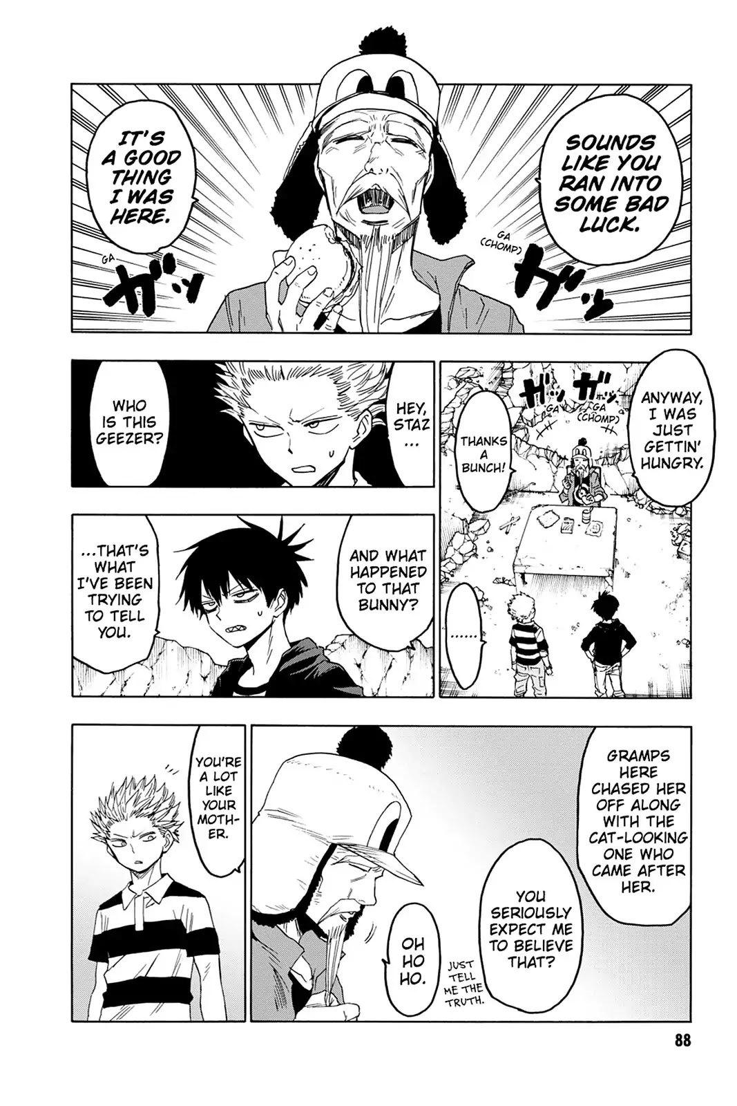 Blood Lad Chapter 53 page 16 - Chapter 53: The Old Soldiers' Network