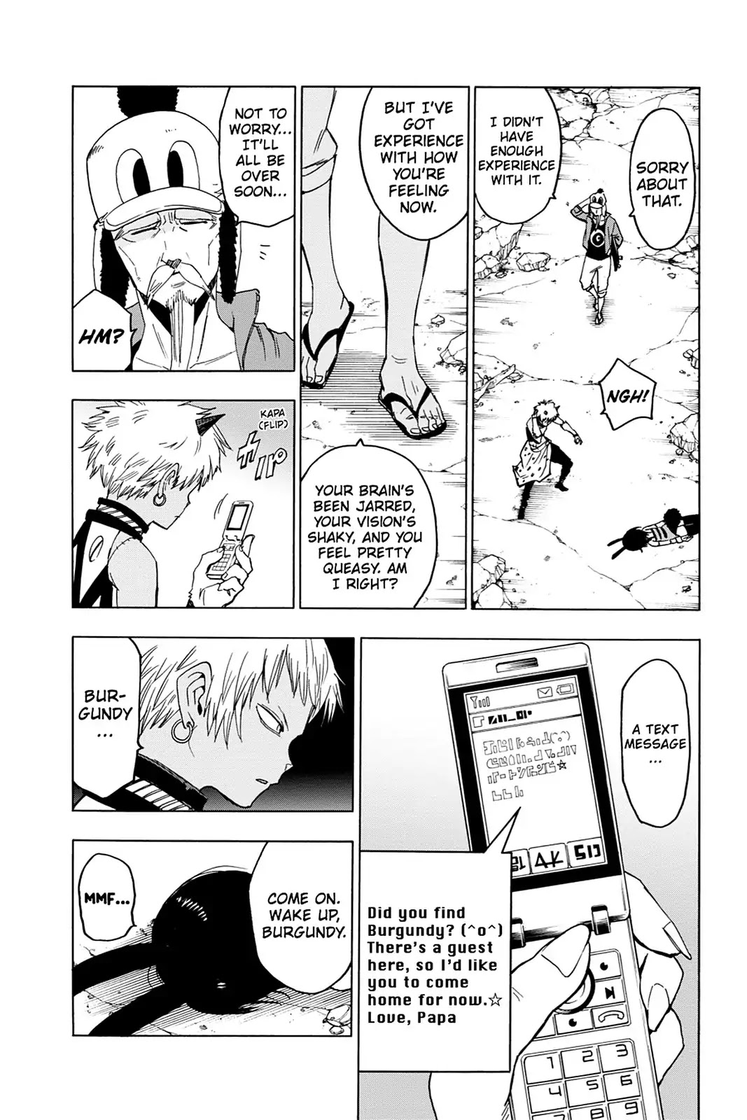 Blood Lad Chapter 53 page 4 - Chapter 53: The Old Soldiers' Network