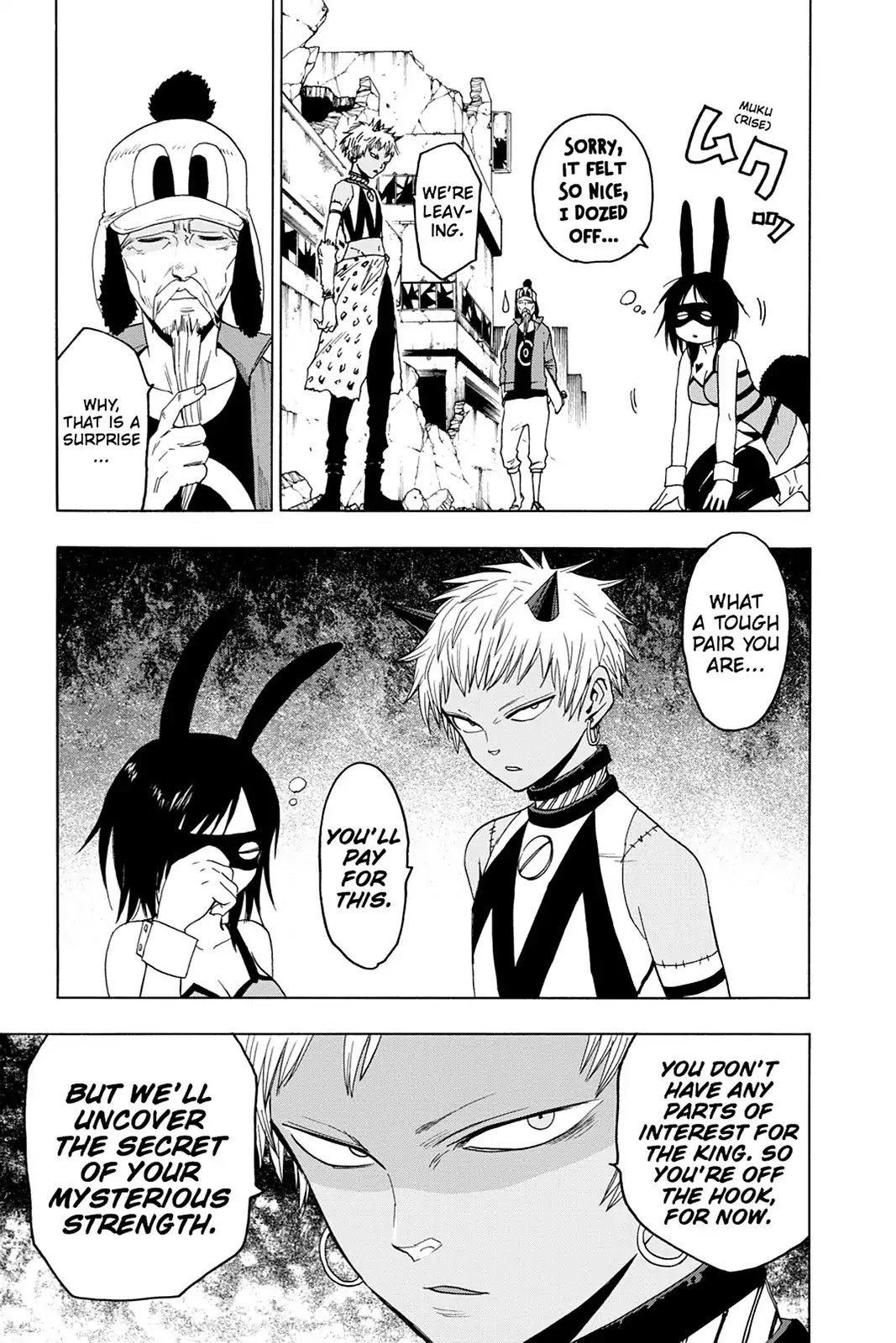 Blood Lad Chapter 53 page 5 - Chapter 53: The Old Soldiers' Network