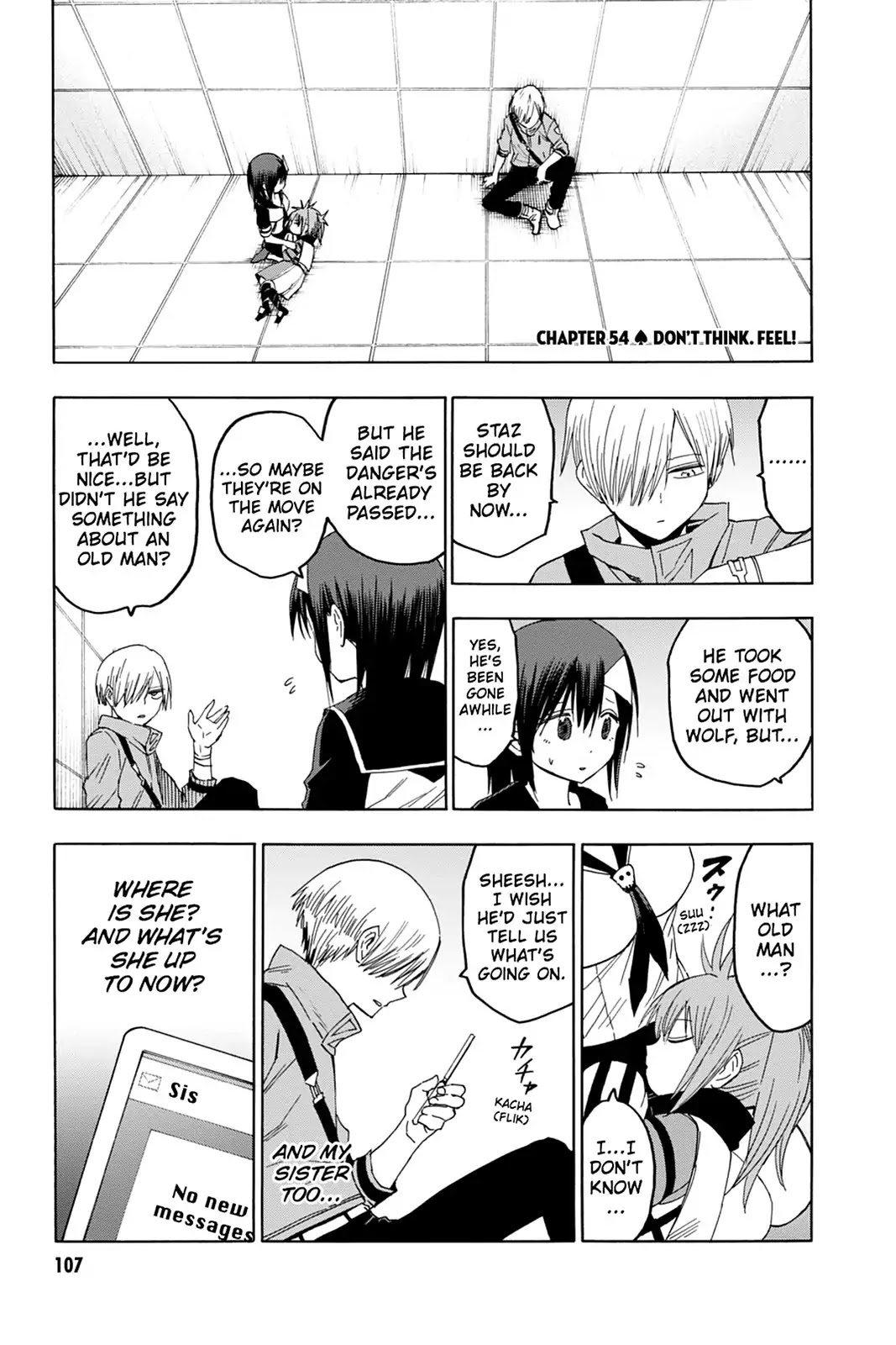 Blood Lad Chapter 54 page 1 - Chapter 54: Don't Think. Feel!