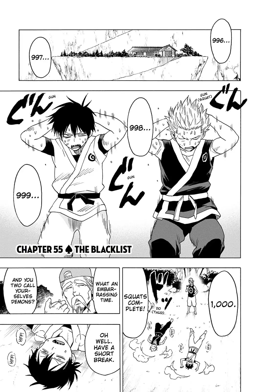 Blood Lad Chapter 55 page 1 - Chapter 55: The Blacklist
