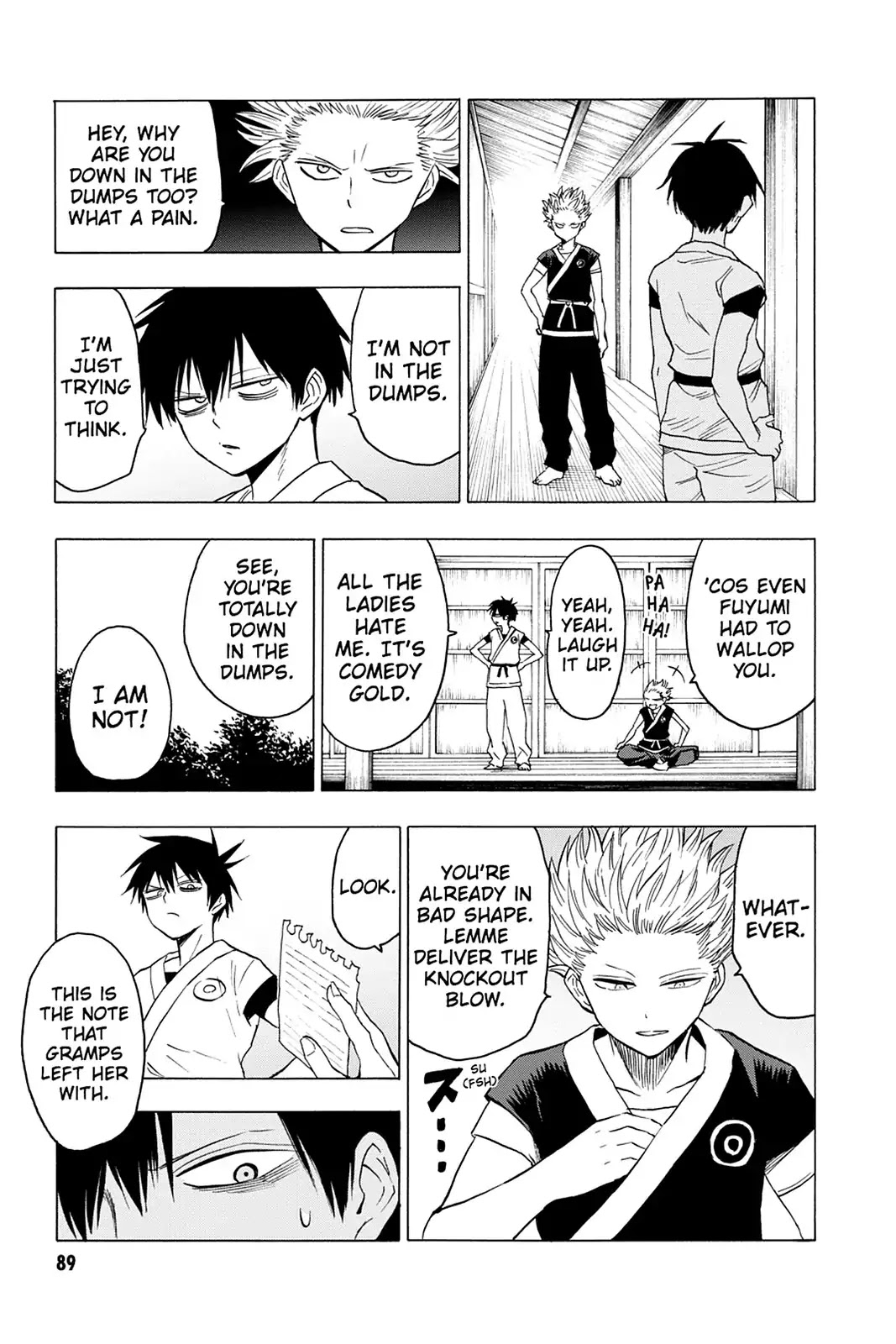 Blood Lad Chapter 58 page 17 - Chapter 58: Sympathy for the Instructor