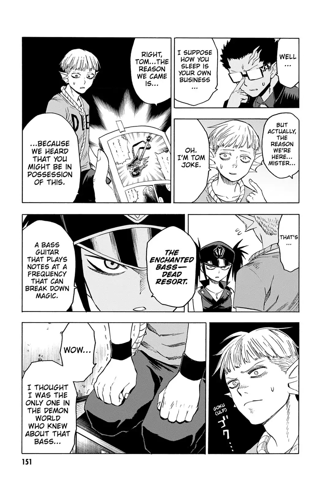Blood Lad Chapter 65 page 11 - Chapter 65: The Enchanted Bass, Dead Resort