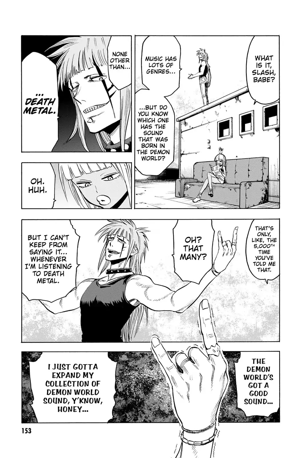 Blood Lad Chapter 65 page 13 - Chapter 65: The Enchanted Bass, Dead Resort
