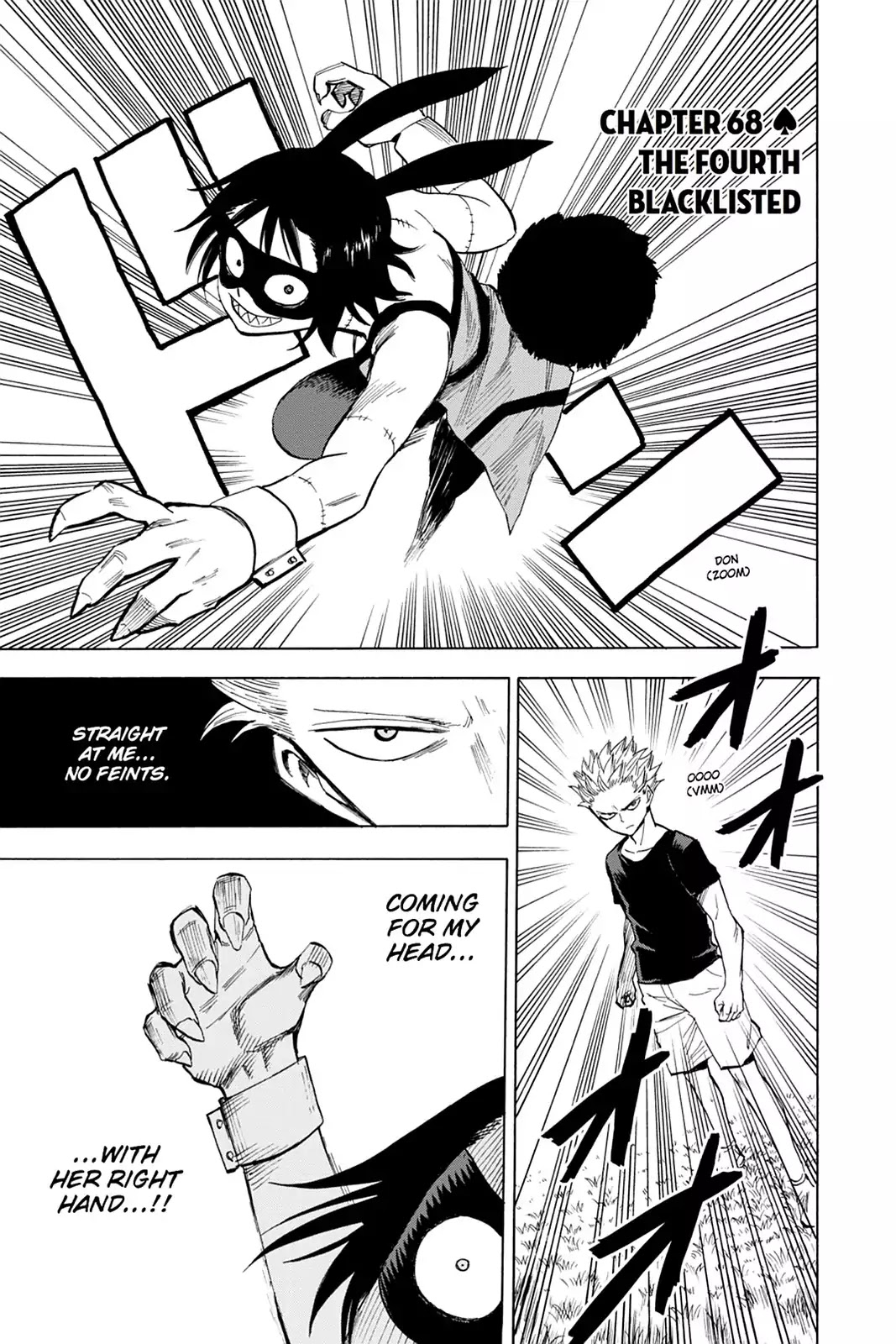 Blood Lad Chapter 68 page 1 - Chapter 68: The Fourth Blacklisted
