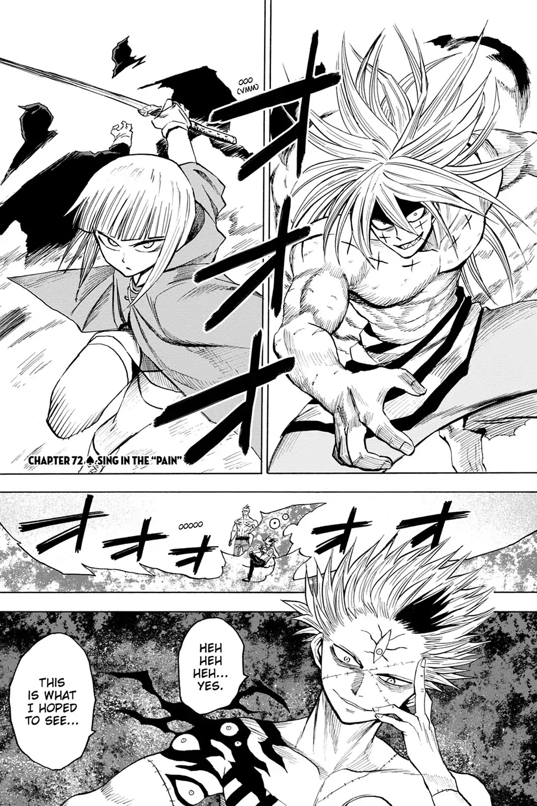 Blood Lad Chapter 72 page 1 - Chapter 72: Sing in the "Pain"