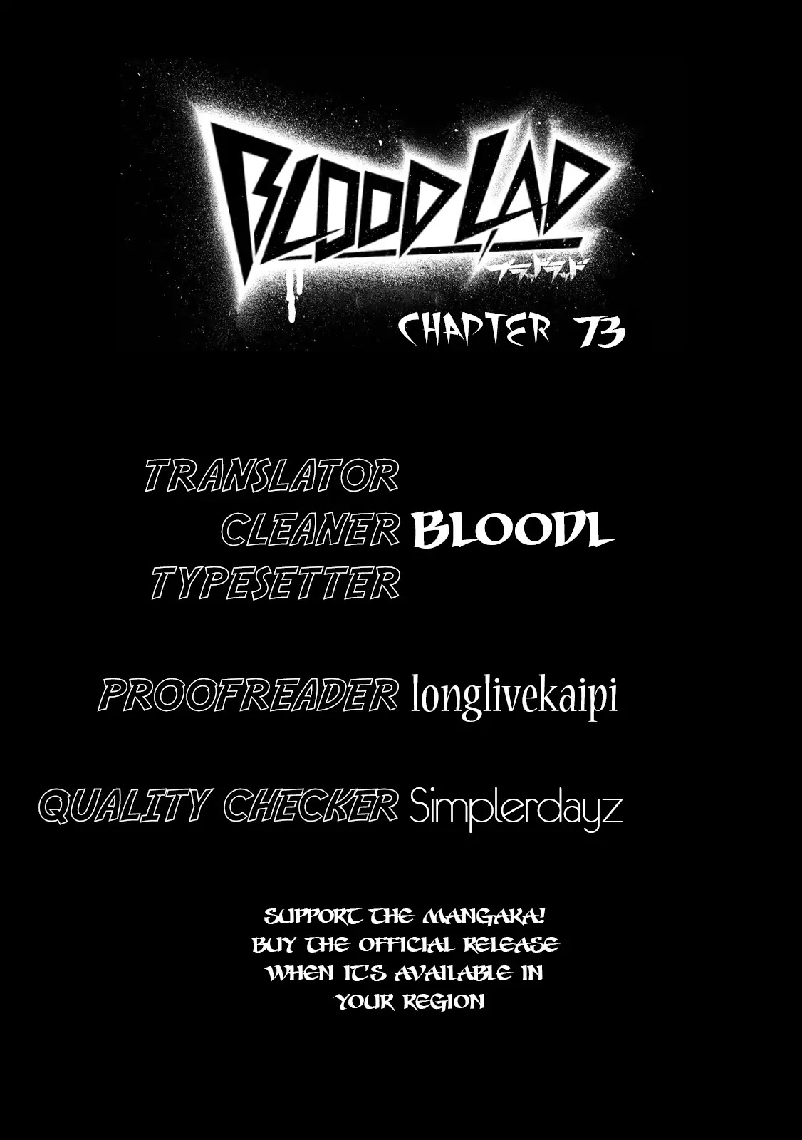 Blood Lad Chapter 73 page 33 - Chapter 73