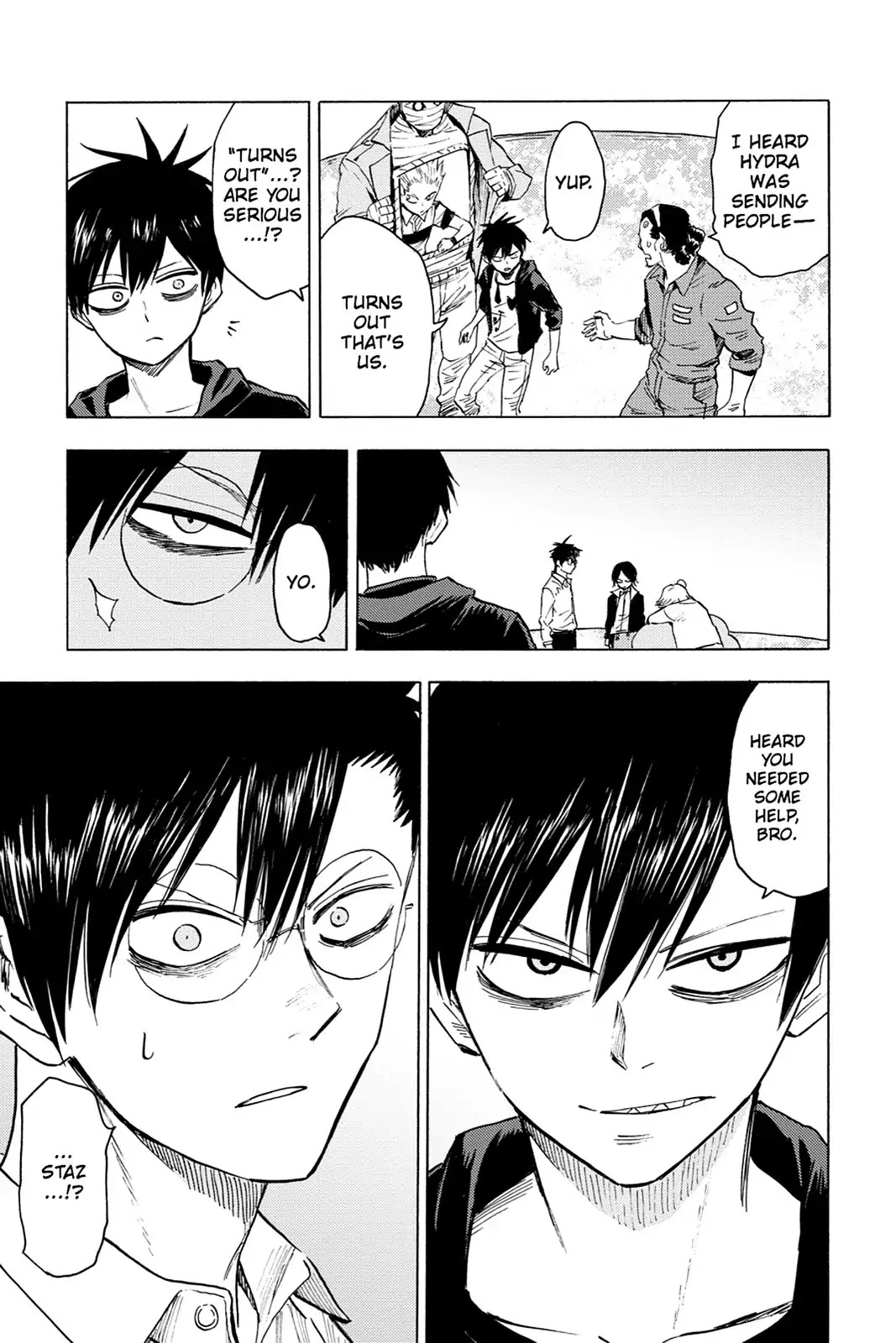 Blood Lad Chapter 74 page 3 - Chapter 74: "Fake" on Me