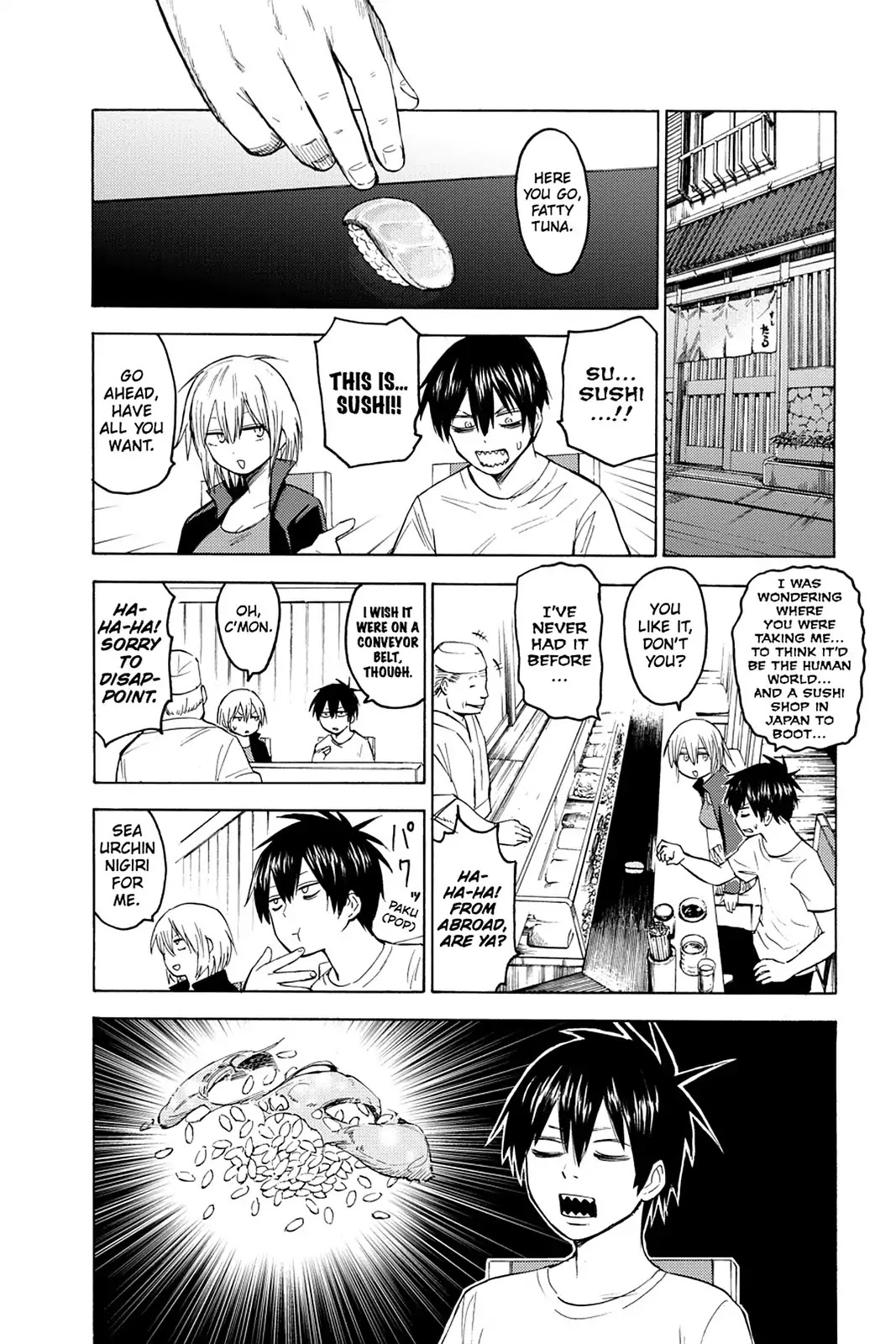 Blood Lad Chapter 9 page 18 - Chapter 9: The Three Bloods