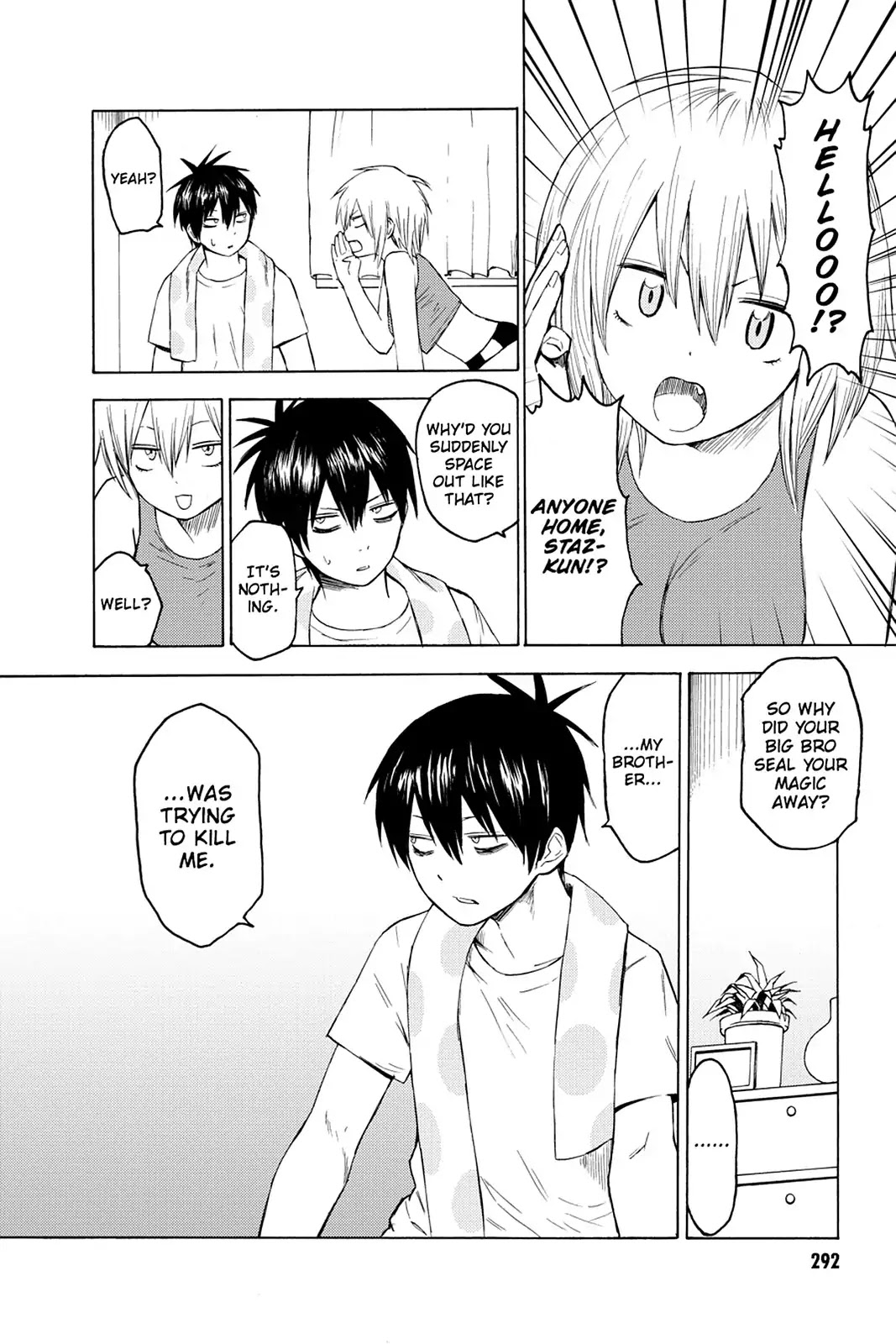 Blood Lad Chapter 9 page 4 - Chapter 9: The Three Bloods
