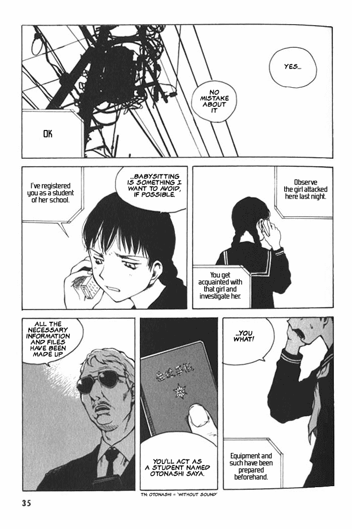 BLOOD - The Last Vampire 2000 Chapter 1.2 page 35 - Chapter 1 v2