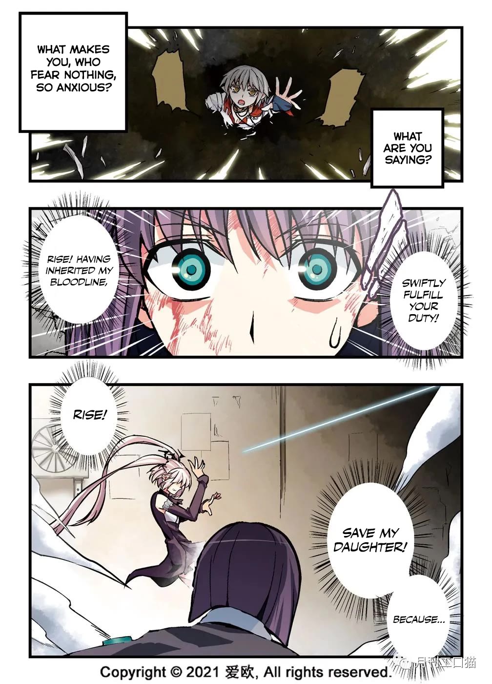 Bloodline Chapter 18 page 3 - Chapter 18: Scarlet Hidden in Blue