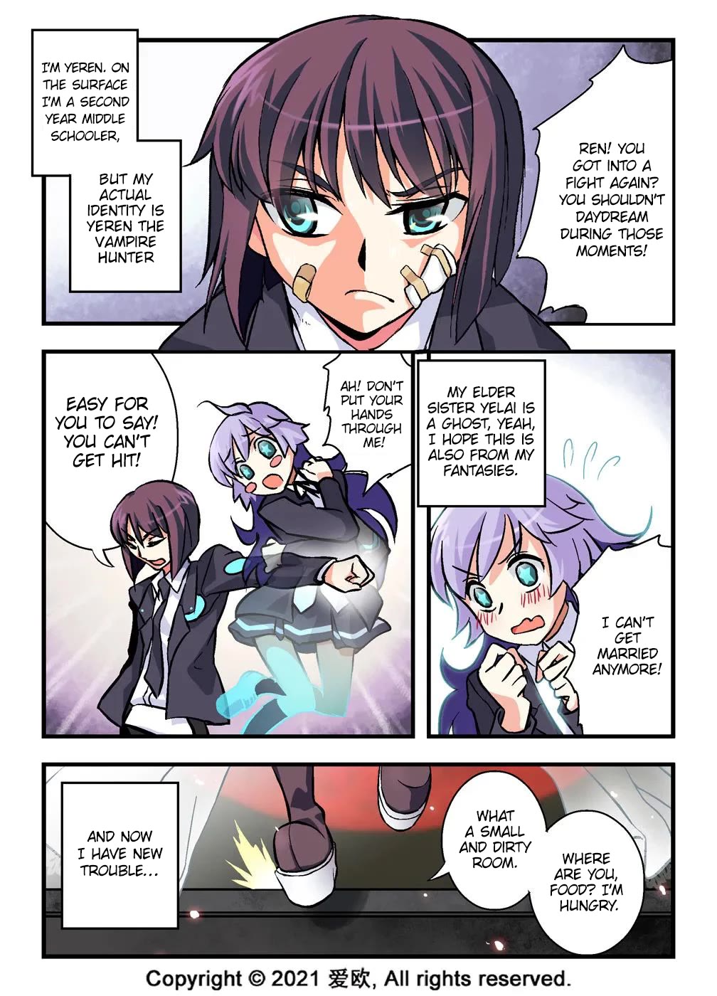 Bloodline Chapter 2 page 3 - Chapter 2: Visit From the Blood Night