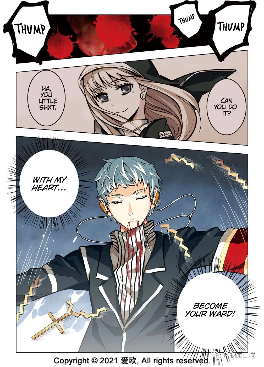 Bloodline Chapter 21 page 4 - Chapter 21: Heart Ward of Thousand Miles III --Gone with wind?