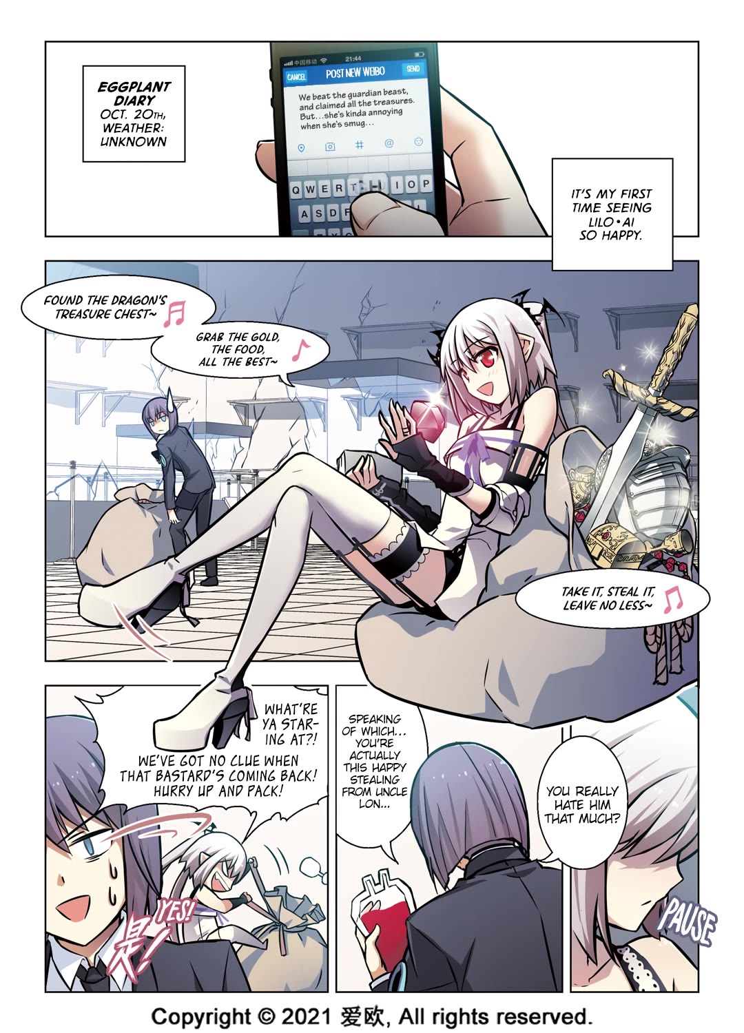 Bloodline Chapter 59 page 2 - Chapter 59: He & She
